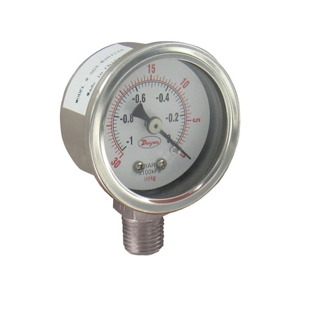 Industrial Pressure Gage, 15 Ss Gage